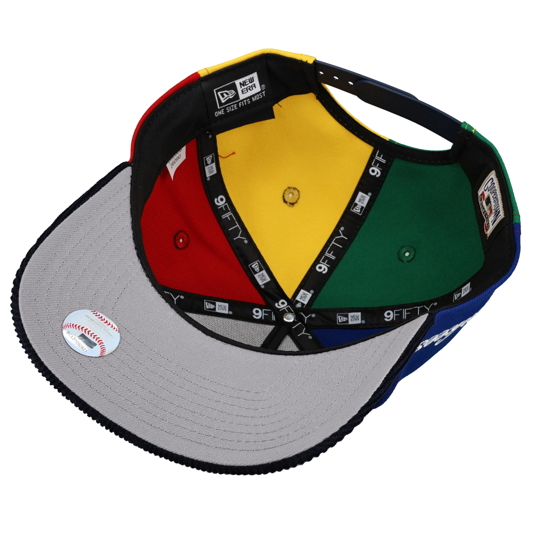 New York Yankees Multicolor Split Panel 9Fifty A Frame Snapback Hat