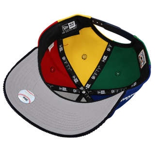New York Yankees Multicolor Split Panel 9Fifty A Frame Snapback Hat