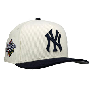 New York Yankees 1998 World Series Chrome Corduroy 9Fifty A Frame Snapback Hat