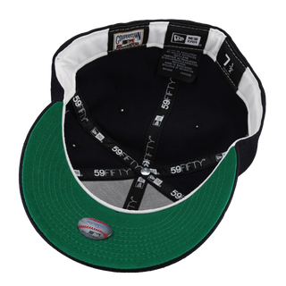 New York Yankees 1927 World Series Navy Cooperstown Collection 59Fifty Fitted Hat (Green Brim)