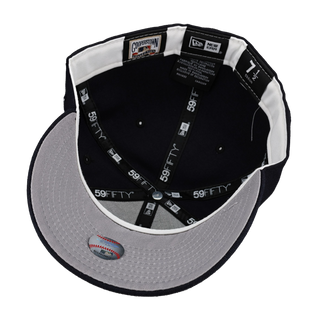 New York Yankees 1996 World Series Navy Cooperstown Collection 59Fifty Fitted Hat (Grey Brim), back view