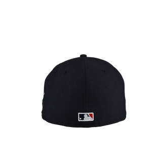 New York Yankees 1999 World Series Navy Cooperstown Collection 59Fifty Fitted Hat (Grey Brim)