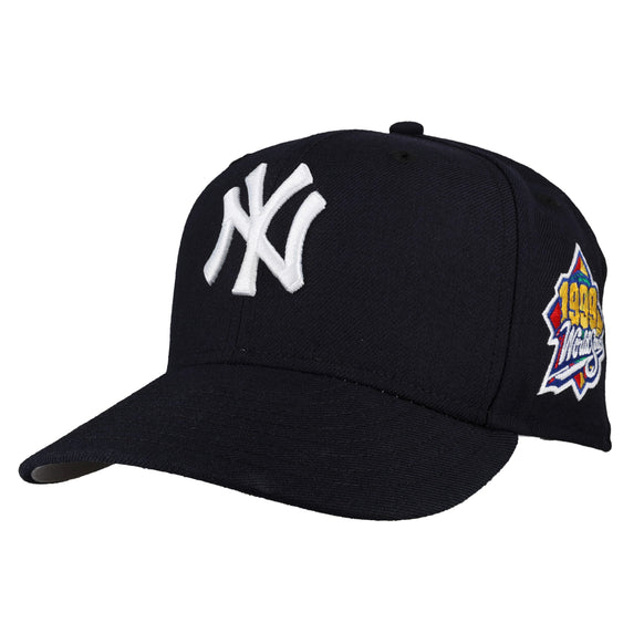 New York Yankees 1999 World Series Navy Cooperstown Collection 59Fifty Fitted Hat (Grey Brim)