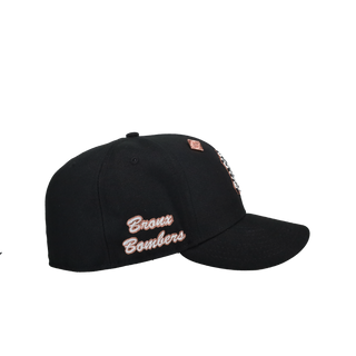 New York Yankees Bronx Bombers Black Cow Print 59Fifty Fitted Hat