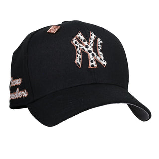 New York Yankees Bronx Bombers Black Cow Print 59Fifty Fitted Hat