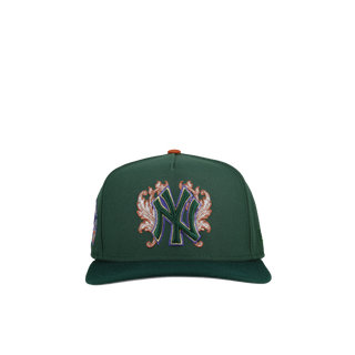 New York Yankees 1999 World Series Green Copper Flames 9Fifty A Frame Snapback Hat