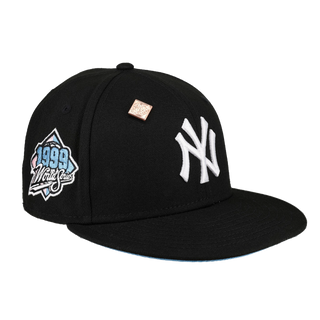 New York Yankees Black 1999 World Series Patch New Era 59Fifty Fitted Hat