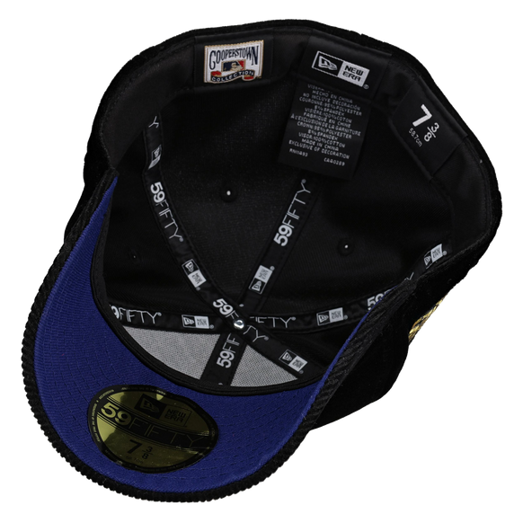 New York Yankees 2009 World Series Blackout Velvet 59Fifty Fitted Hat