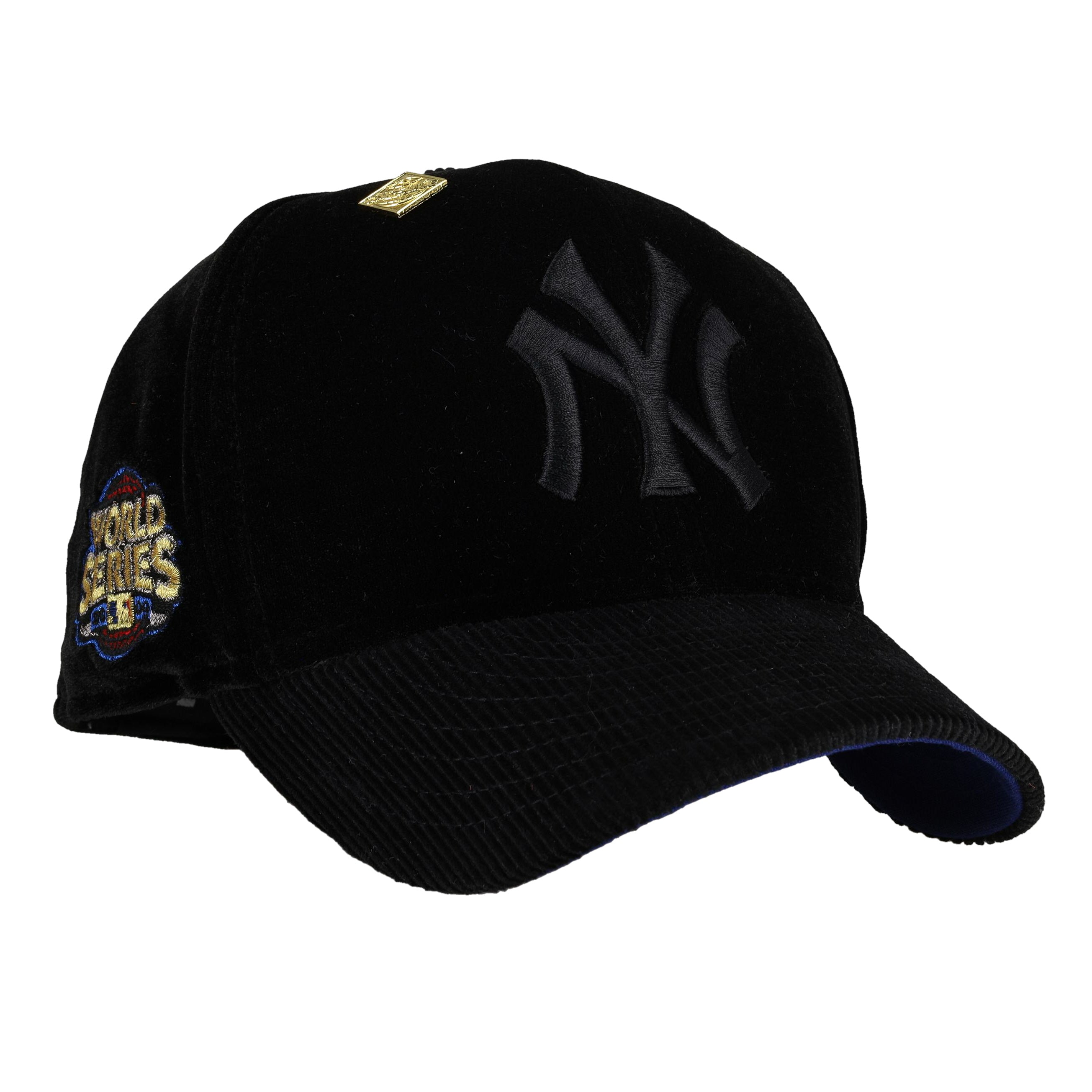 New York Yankees 2009 World Series Blackout Velvet 59Fifty Fitted Hat