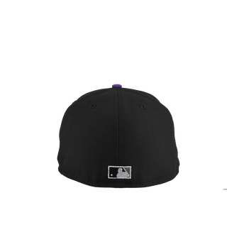 New York Yankees 1998 World Series Black/Purple Safari 59Fifty Fitted Hat, alternate view