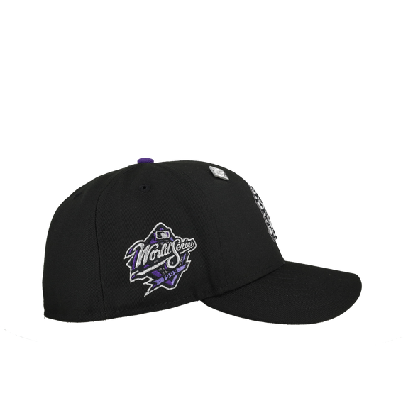 New York Yankees 1998 World Series Black/Purple Safari 59Fifty Fitted Hat