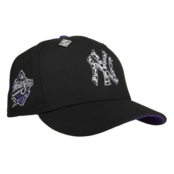 New York Yankees 1998 World Series Black/Purple Safari 59Fifty Fitted Hat