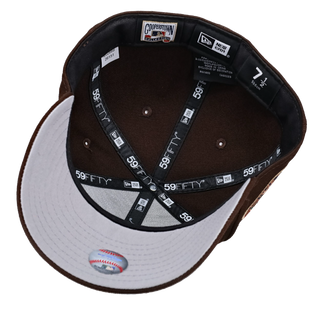 New York Yankees 1935 World Series Brown Copper Metallic 59Fifty Fitted Hat