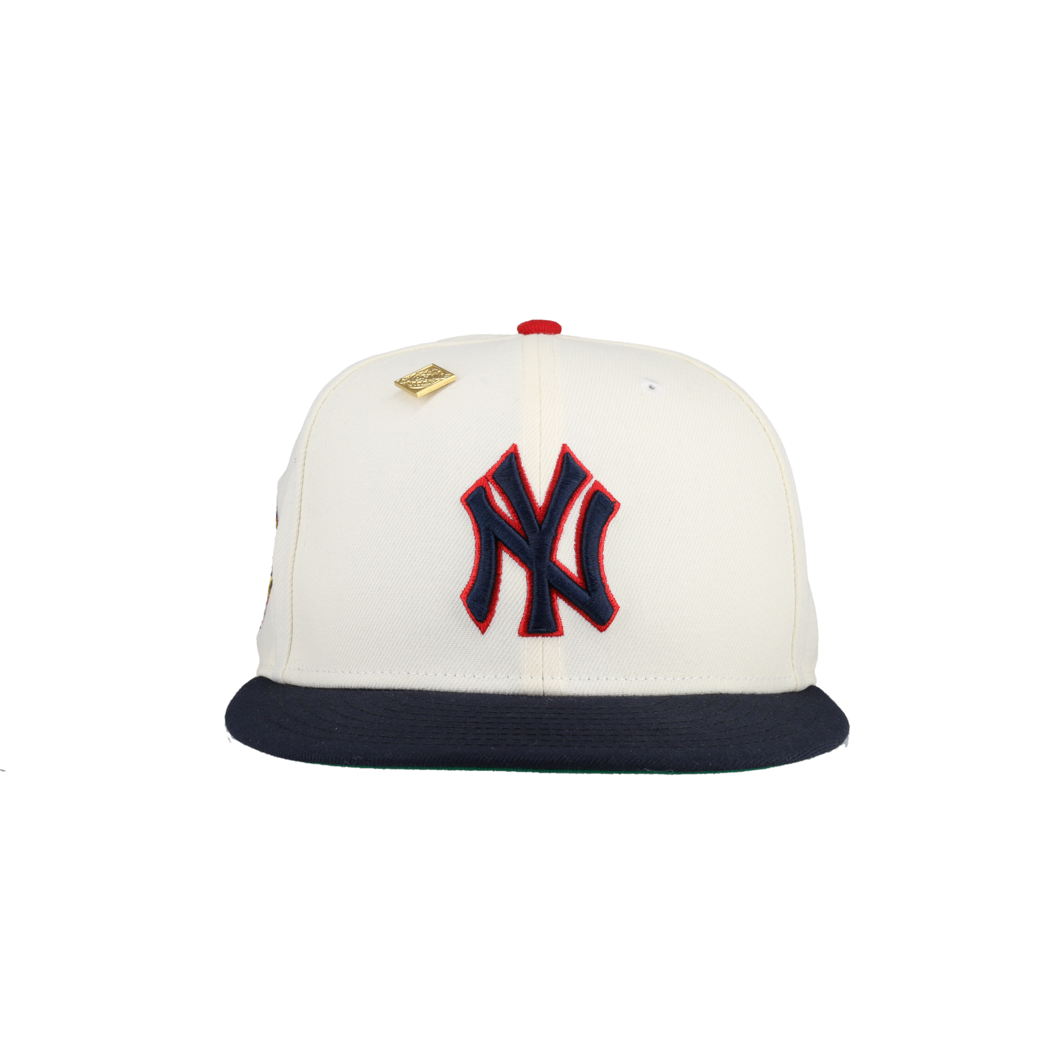 New York Yankees New Era Cooperstown Collection 2000 World Series Chrome  59FIFTY Fitted Hat - White/Navy