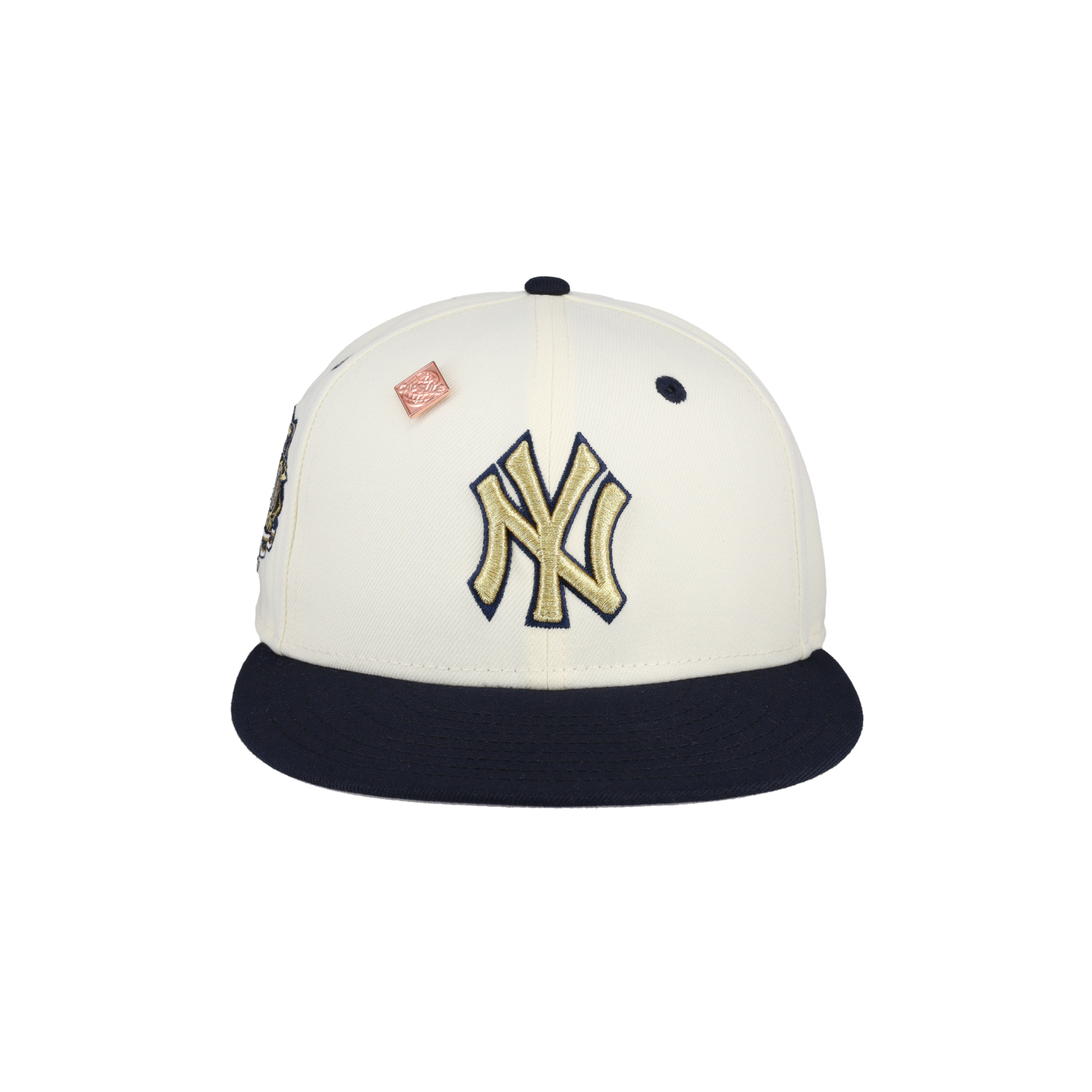 New York Yankees New Era Cooperstown Collection 2000 World Series Chrome  59FIFTY Fitted Hat - White/Navy