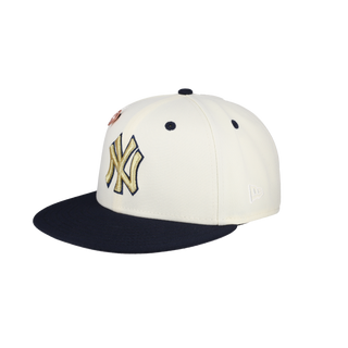 New York Yankees Chrome 100th Anniversary Patch 59Fifty Fitted Hat