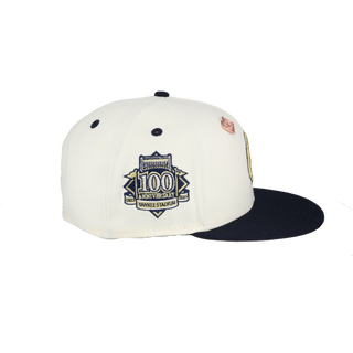 New York Yankees Chrome 100th Anniversary Patch 59Fifty Fitted Hat
