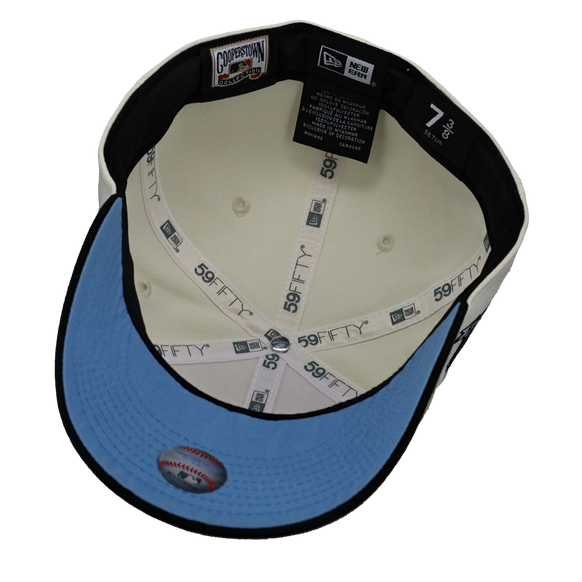 New York Yankees 25th Anniversary Chrome/Silver Metallic 59Fifty Fitted Hat
