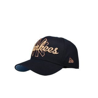 New York Yankees 1996 World Series Navy/Bronze Script 59Fifty Fitted Hat