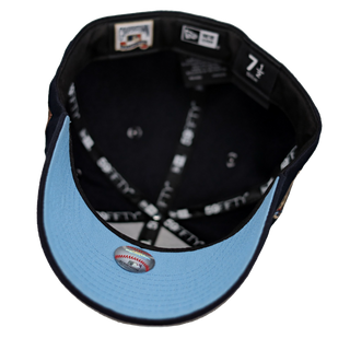 New York Yankees 1996 World Series Navy/Bronze Script 59Fifty Fitted Hat