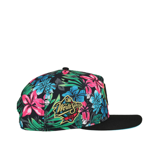 New York Yankees 1998 World Series Floral 9Fifty A Frame Snapback Hat