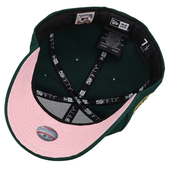 New York Yankees 1952 World Series Green/Pink Brim 59Fifty Fitted Hat