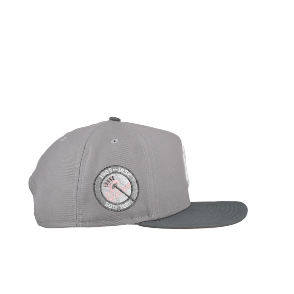 New York Yankees 50th Anniversary Grey Heart 9Fifty A Frame Snapback Hat