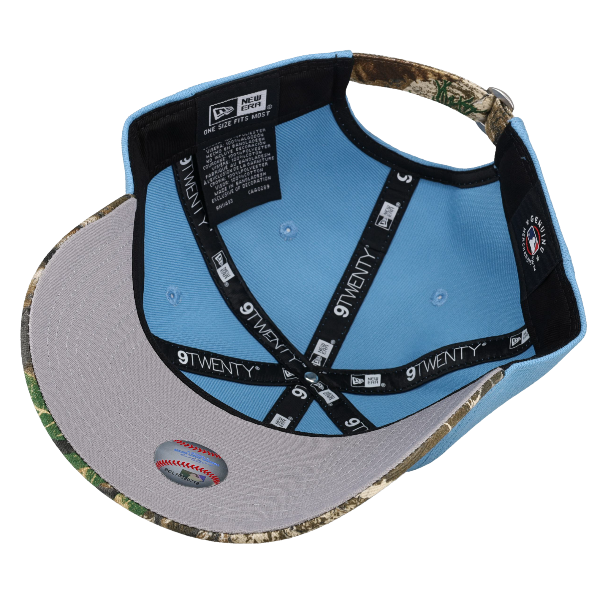 New York Yankees New Era 9Twenty Sky Blue/Realtree Camo (Grey Brim)