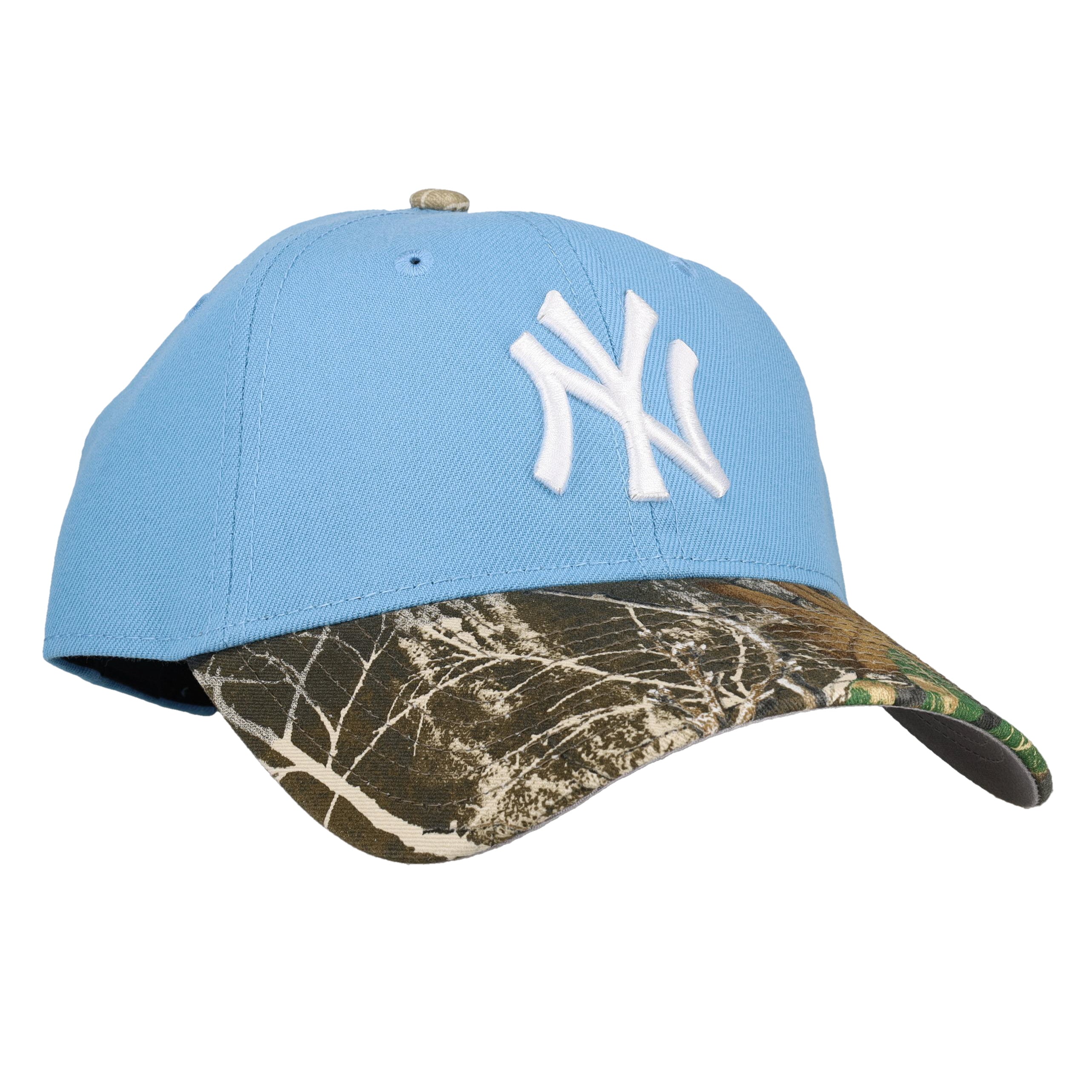 New York Yankees New Era 9Twenty Sky Blue/Realtree Camo (Grey Brim)