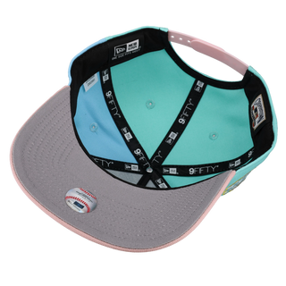 New York Yankees 2009 World Series Multicolor 9Fifty A Frame Snapback Hat, undervisor detail