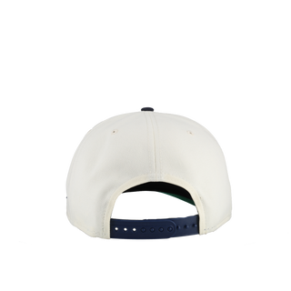 New York Yankees 1903 Team Color 9Fifty A Frame Snapback Hat (Green Brim) Version 2