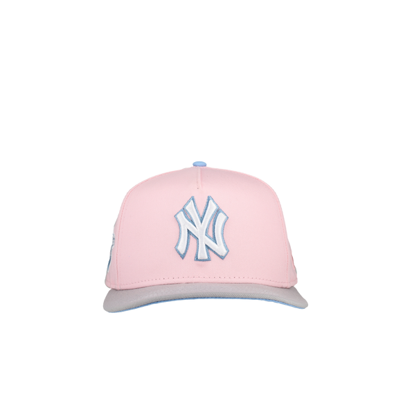 New York Yankees 1998 World Series Pink/Blue 9Fifty A Frame Snapback Hat