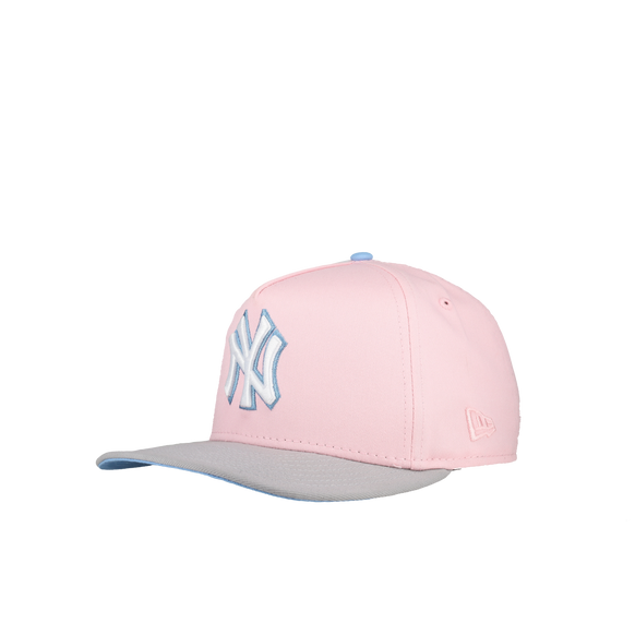 New York Yankees 1998 World Series Pink/Blue 9Fifty A Frame Snapback Hat