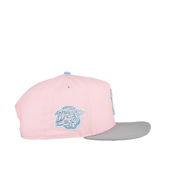 New York Yankees 1998 World Series Pink/Blue 9Fifty A Frame Snapback Hat