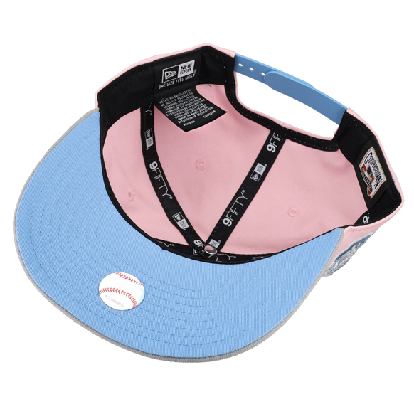 New York Yankees 1998 World Series Pink/Blue 9Fifty A Frame Snapback Hat
