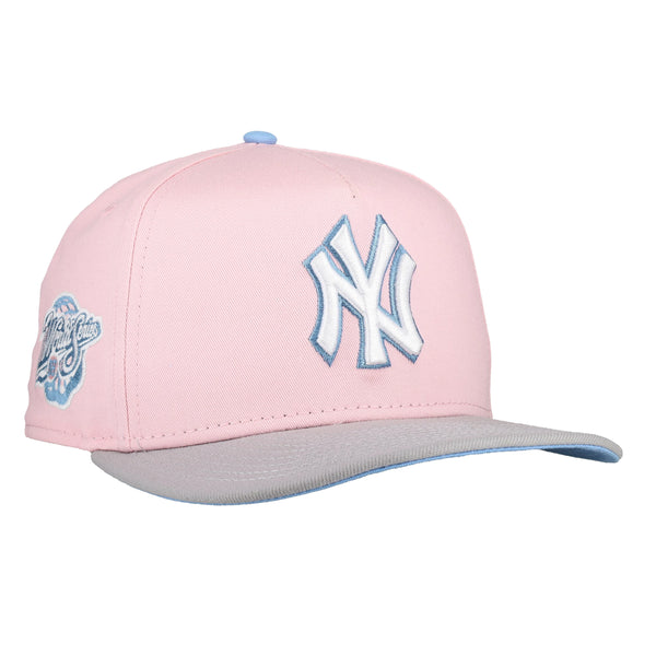 Yankees 1998 WS Blue Pink Fitted Hat | CapsuleHats