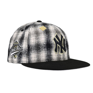 New York Yankees Plaid 1996 World Series Patch 59Fifty Fitted Hat