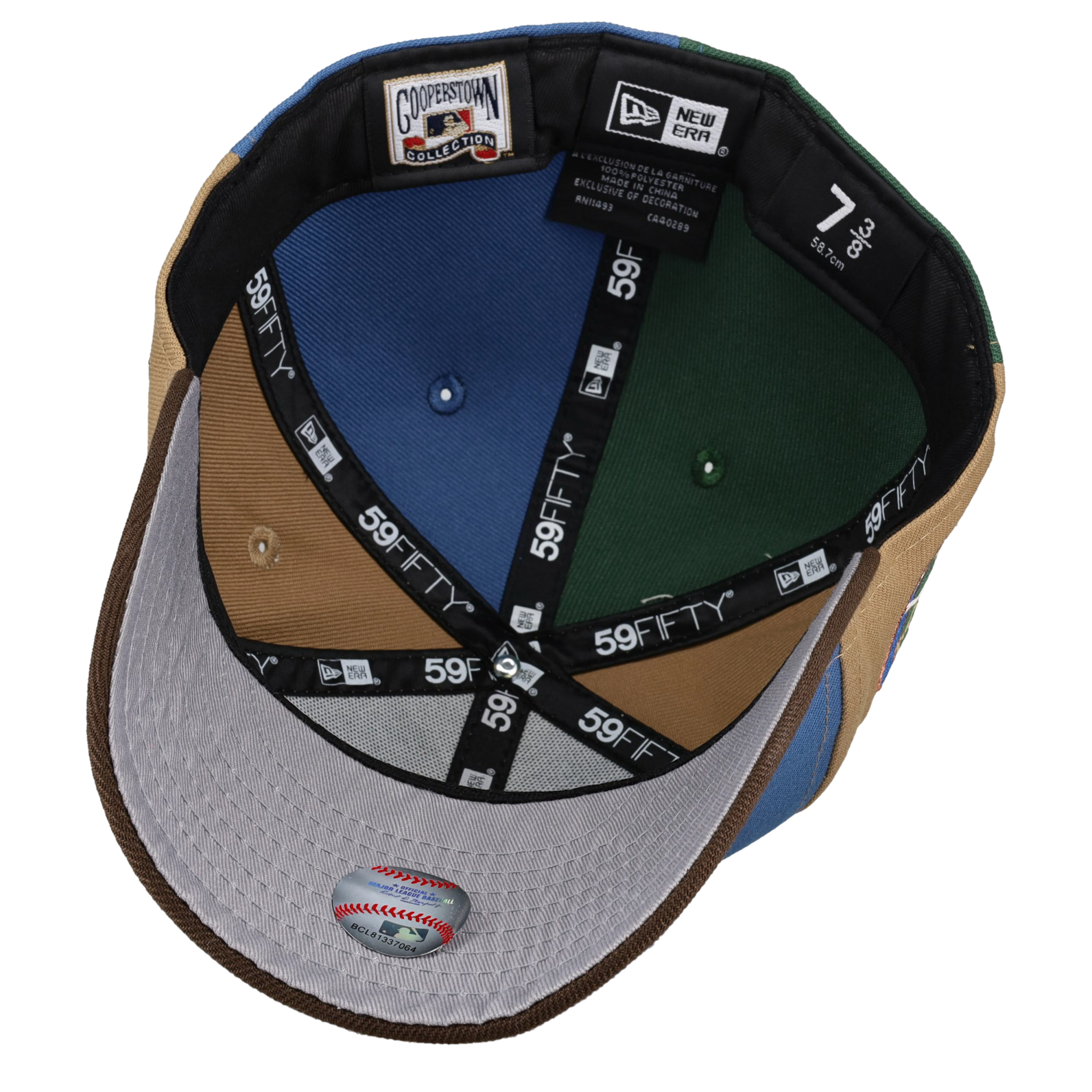 New York Yankees 50th Year Split Panel 59Fifty Fitted Hat