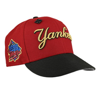 New York Yankees Red 1999 World Series Patch 59Fifty Fitted Hat