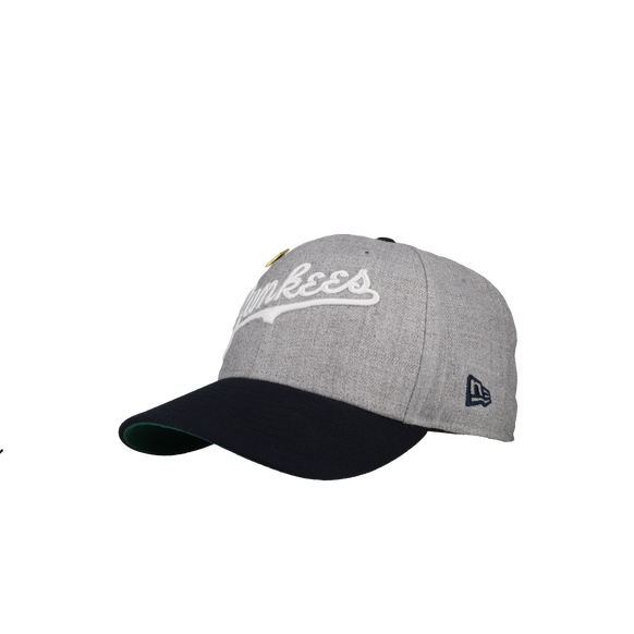 New York Yankees 1999 World Series Vintage Heather Grey/Navy 59Fifty Fitted Hat