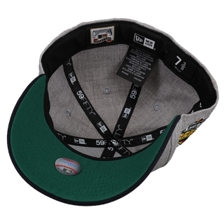 New York Yankees 1999 World Series Vintage Heather Grey/Navy 59Fifty Fitted Hat