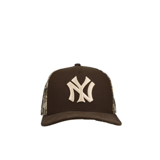 New York Yankees 1951 World Series Walnut Real Tree 9Fifty A Frame Snapback Hat