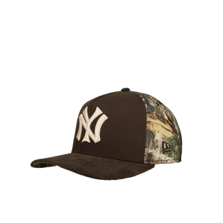 New York Yankees 1951 World Series Walnut Real Tree 9Fifty A Frame Snapback Hat