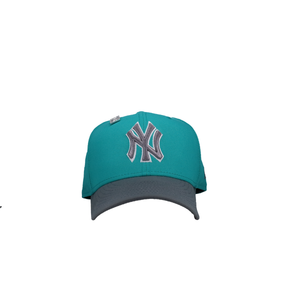 New York Yankees Teal/Graphite 59Fifty Fitted Hat