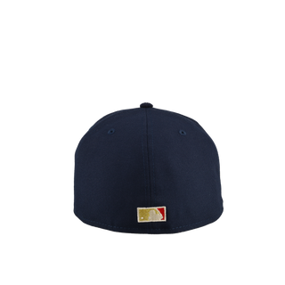 New York Yankees 1977 All Star Game Navy Trippy Logo 59Fifty Fitted Hat