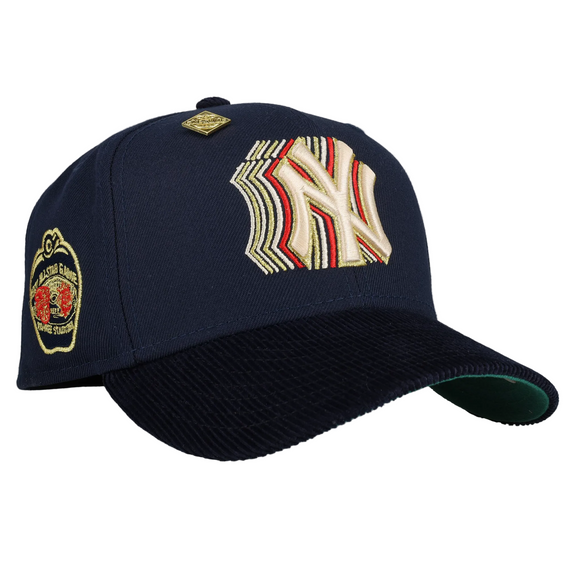 New York Yankees 1977 All Star Game Navy Trippy Logo 59Fifty Fitted Hat