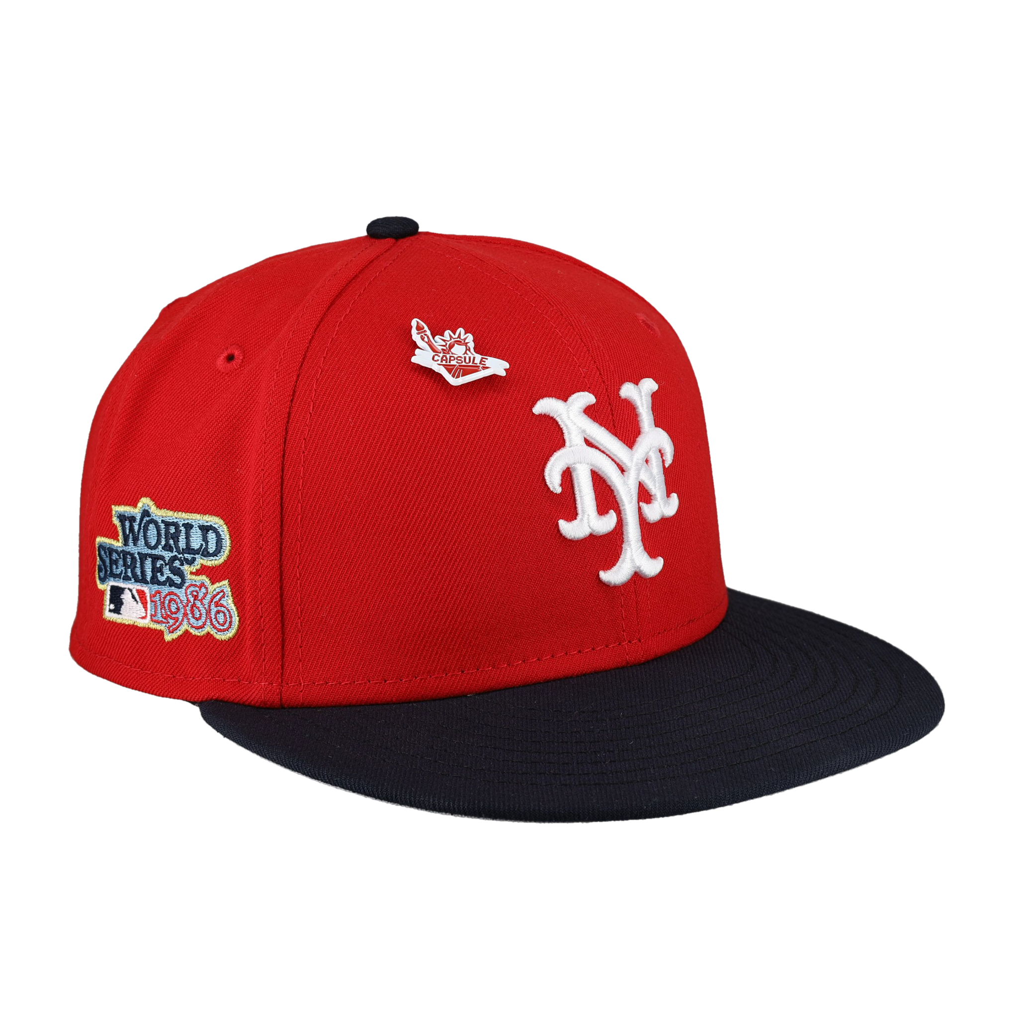 New York Mets Liberty Collection 1986 World Series Patch 59Fifty Fitted Hat