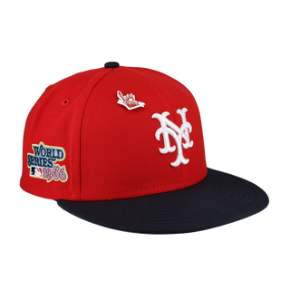 New York Mets Liberty Collection 1986 World Series Patch 59Fifty Fitted Hat