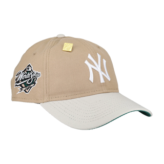 New York Yankees New Era 9Twenty Tan Adjustable Hat 1999 World series