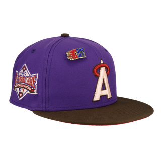 California Angels Nitro Purple 1989 All Star Game Fitted Hat